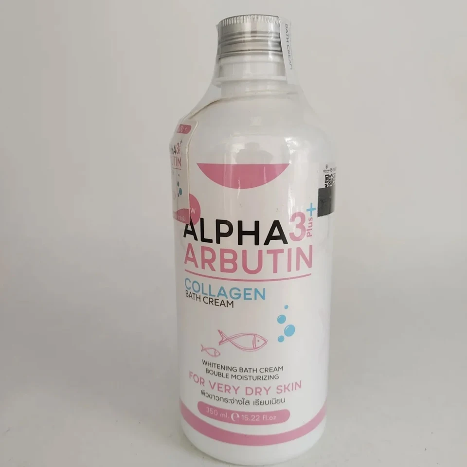 

Alpha Arbutin 3 Plus Collagen Bath 350ml Brightening Moisturizes Fade Dark Skin Blemishes Evenly Skin Tone