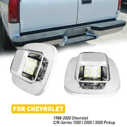 For Chevrolet Chevy Blazer 2000 1999 1998 1993 1992 1991 1988 LED License Plate Light Assembly Waterproof 2Pcs Car Accessories