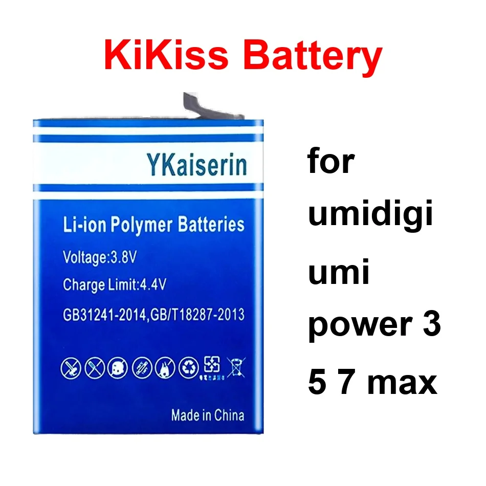

Mobile Phone Battery Reliable Power 6000-12000Mah For Umidigi Umi 3 5 7 Max