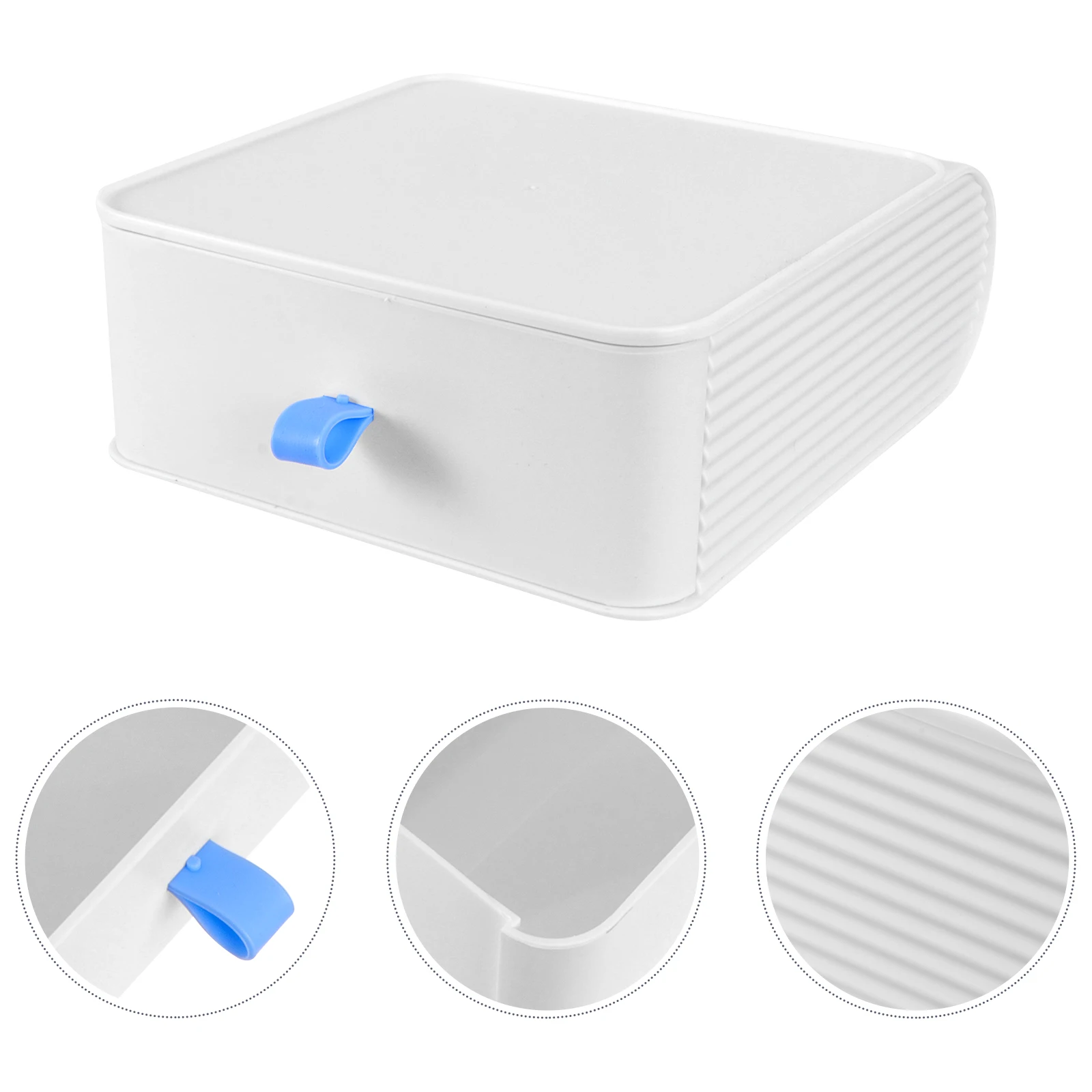 Drawer Storage Box Container Desktop Organizer Dormitory Basket Home Mouse Pad Case