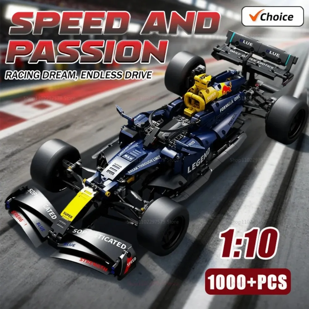 

Halloween Party 1000+PCS Mechanical Building Blocks Racing Series DIY Educational Toys Unique Model Assembly Gifts Kids Teens