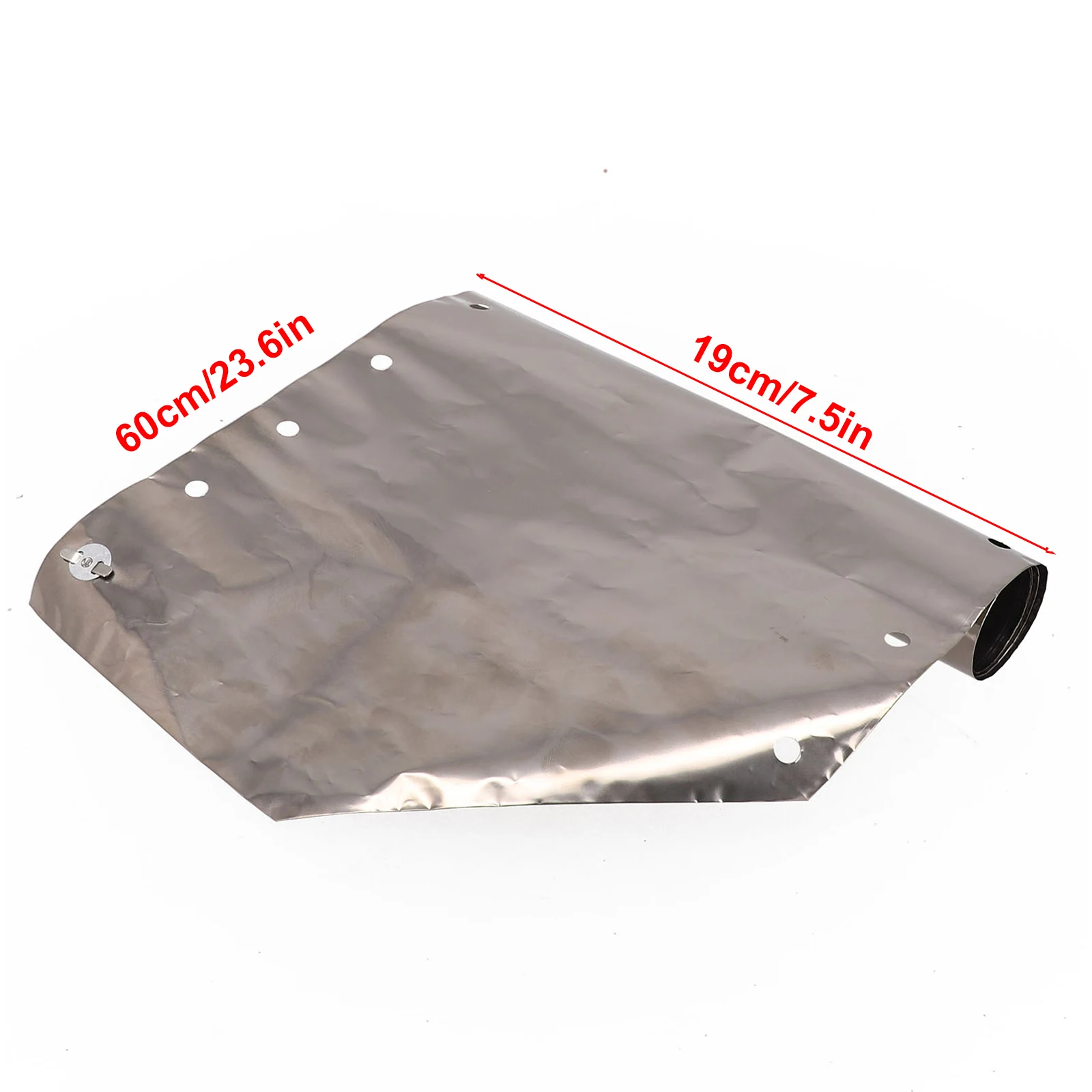 Shield Screen Windshield Wind Block Adjustable Lightweight W/ Storage Pouch 15cm/19cm 60cm Length Portable Titanium