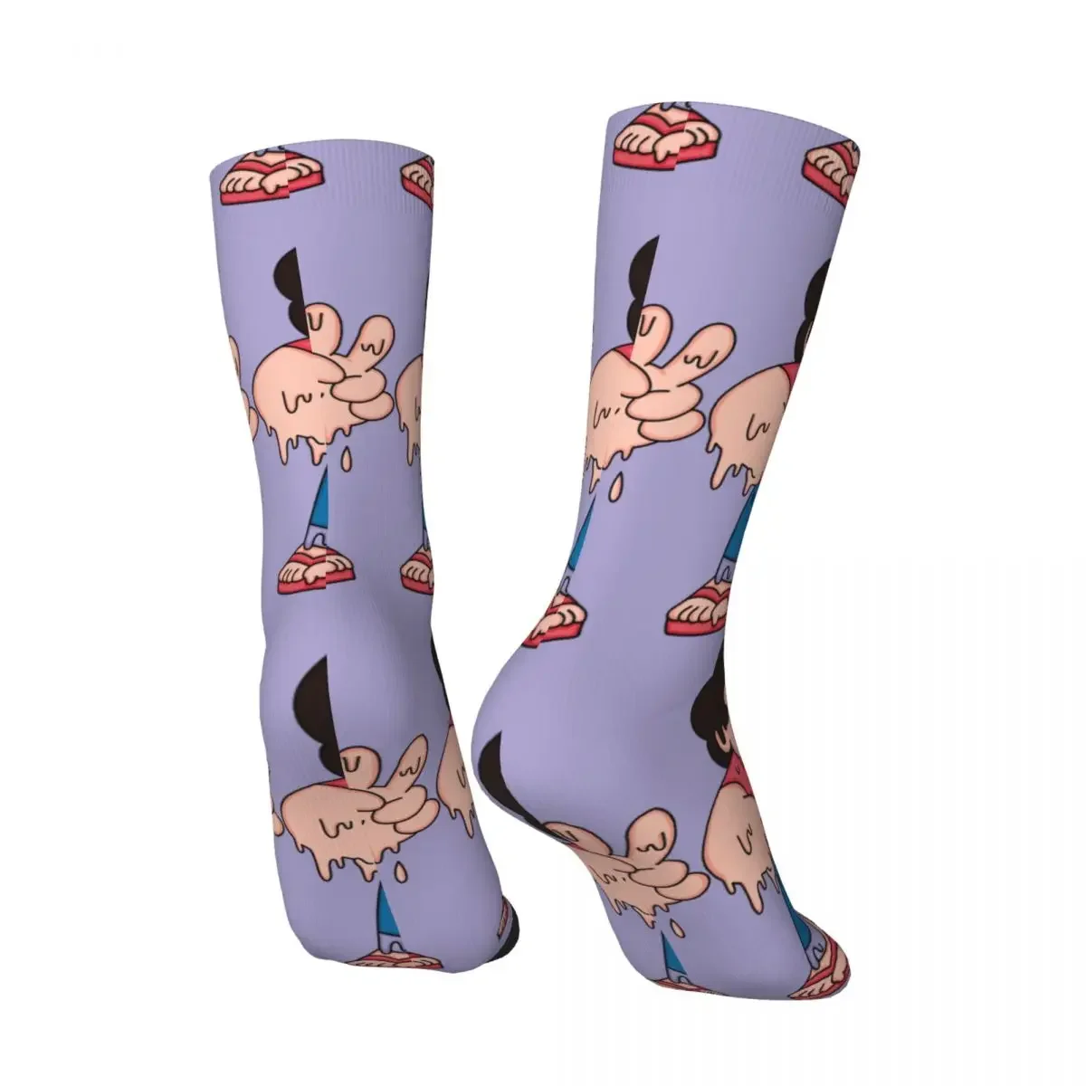 Happy Funny Men's Compression Socks Drippy Vintage Harajuku Steven Universe American Funny Cartoon Hip Hop Seamless Crew Sock