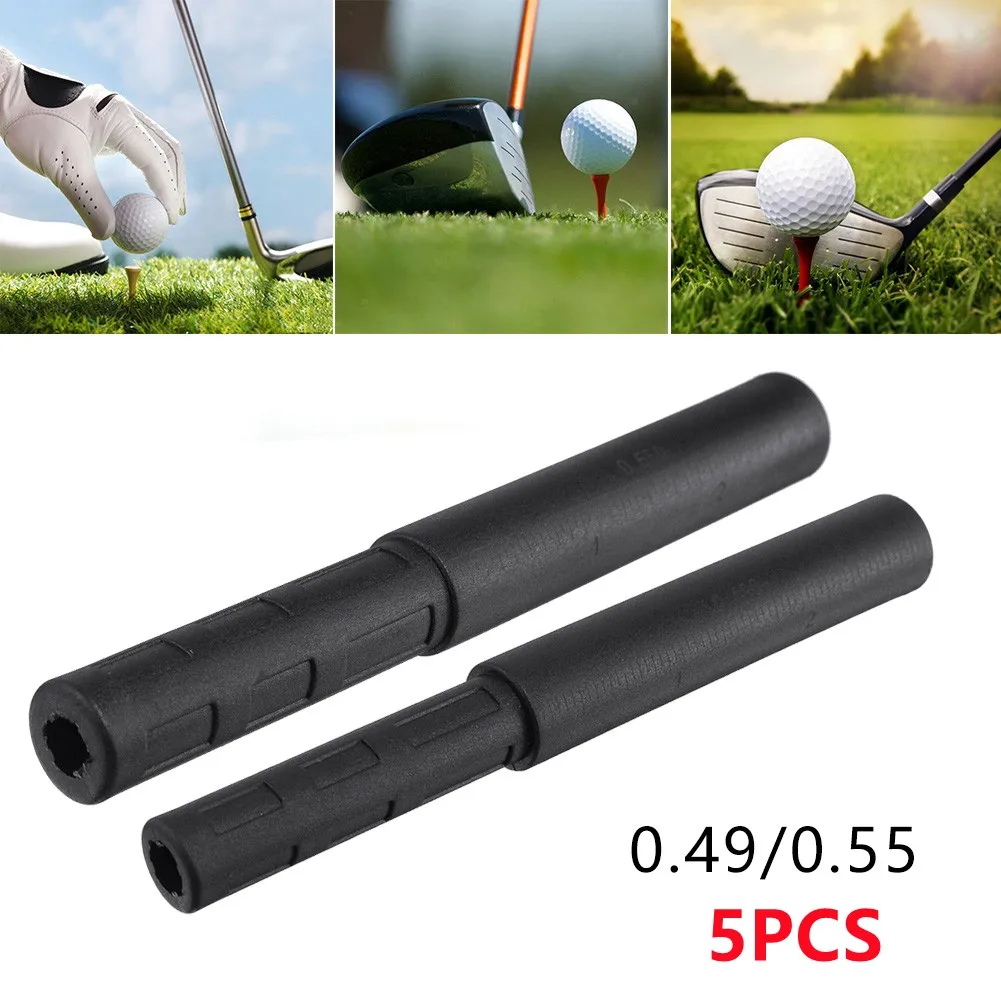 5Pcs Length 127mm Golf Club Carbon Fiber Extension Rods Kit Butt Extender Stick For Iron/Graphite Shaft Putter Golf Accessories