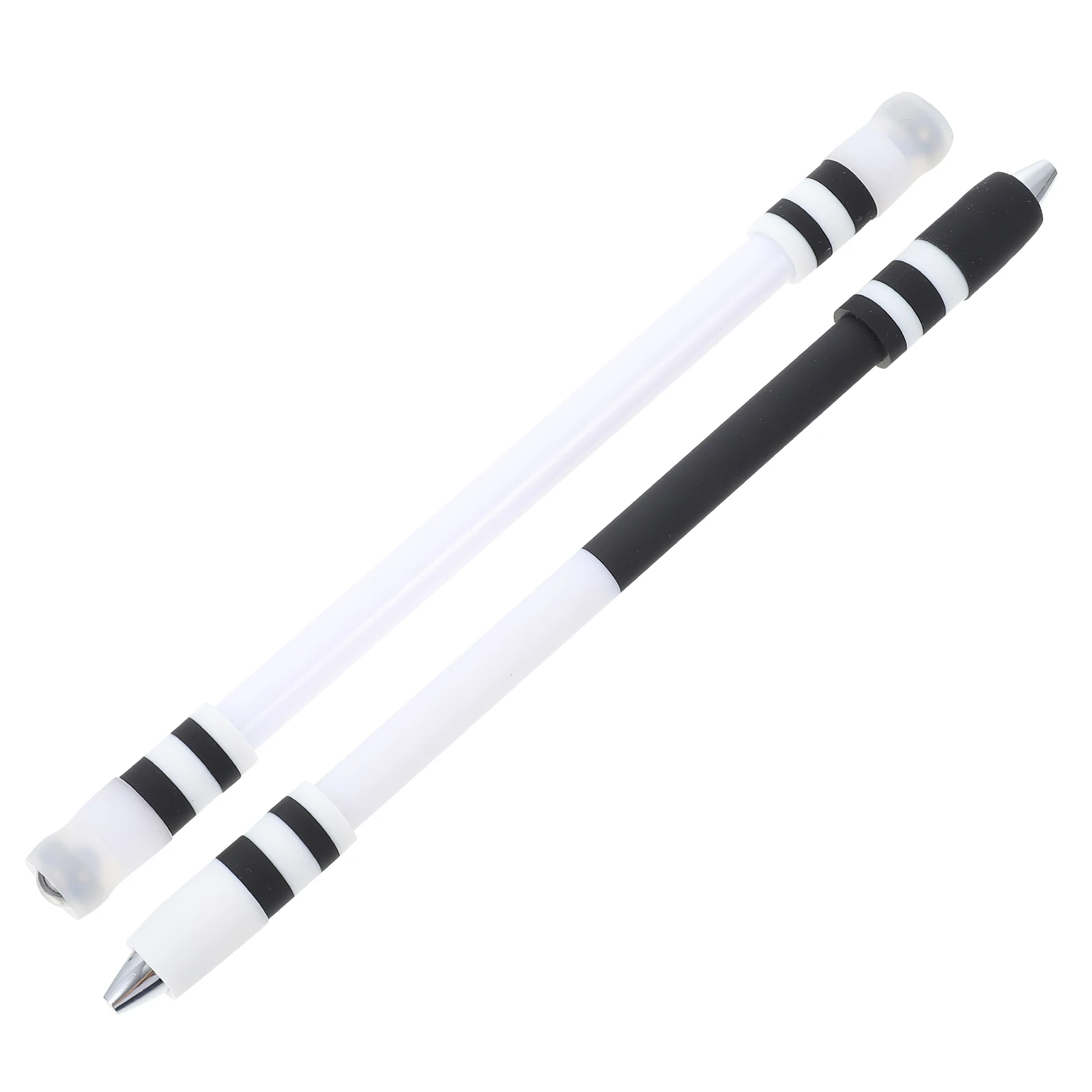 

2 Pcs Fidget Pen Special for Turning Portable Rotating Major Decompression Silicone