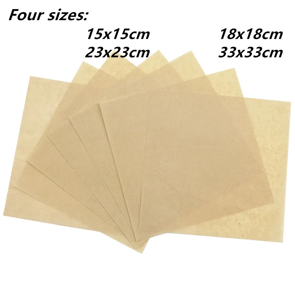 200-500pcs/lot Wax Paper Food Wrapping Paper Greaseproof Baking Sheet Soap Packaging OilPaper Oven Oilcloth Pastry Baking Tools