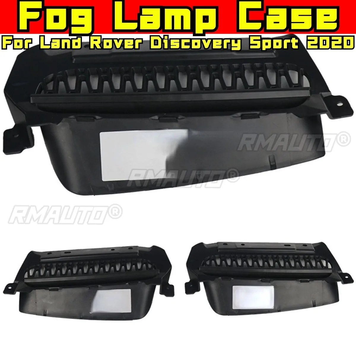 

For Land Rover Discovery Sport 2020 Car Accessories Fog Lamp Case Foglight Frame Cover Fog Lamp Frame Cover Chin Body Kit