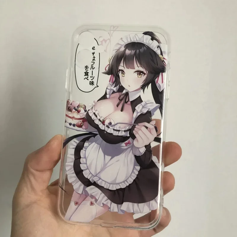 Funda transparente de Anime japonés para iPhone 16 12 13 mini 11 14 15 Pro Max Xs XR 7 8 Plus, funda de silicona suave ultrafina