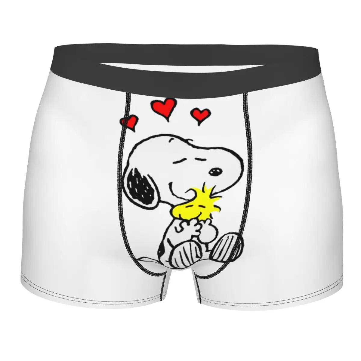 

Sexy Manga Snoopy Woodstock Boxers Shorts Underpants Male Comfortable Animation Dog Briefs Underwear