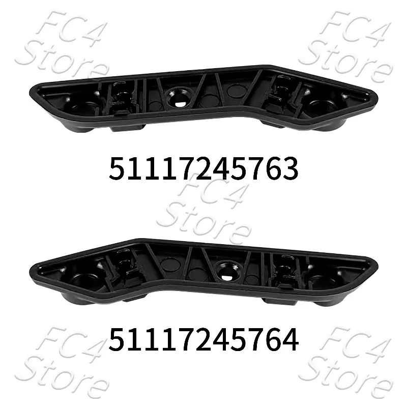 Front Bumper Support Bracket Holder Fit For BMW 1 Series F20 F21 2010-2016 Compatible PN 51117245763 51117245764