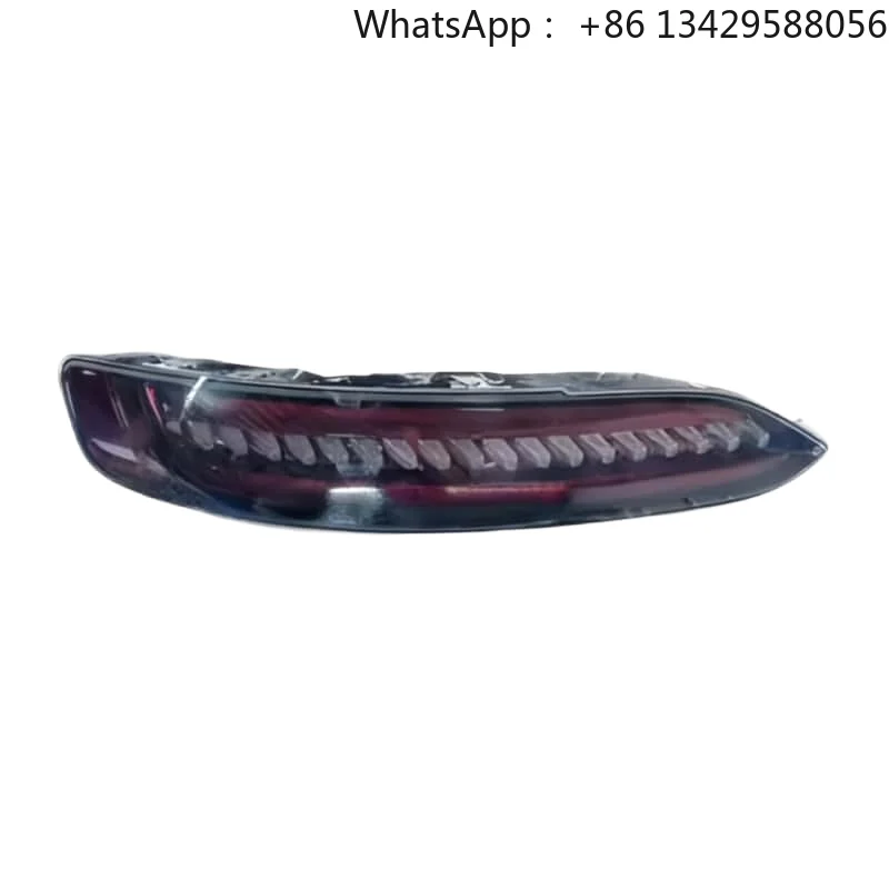 

New 12V for Mercedes-Benz AMG GT190 Rear Tail Lamp Red Lens Yellow LED Light Black Background for GTS Left Taillight