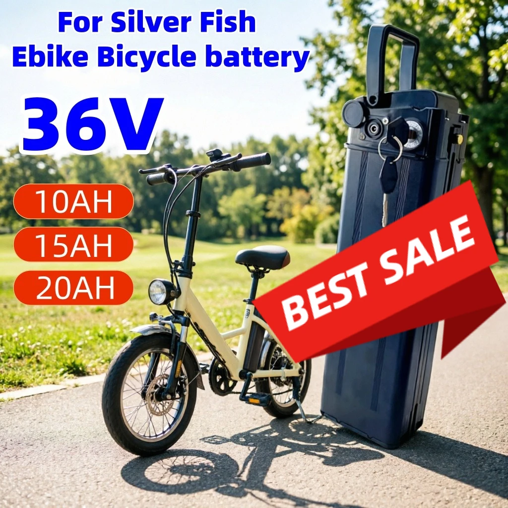 

36V 10AH 15AH 20AH Lithium Silver Fish Batterie Akku for 350W 500W 750W 1000W Li-ion Battery Pack