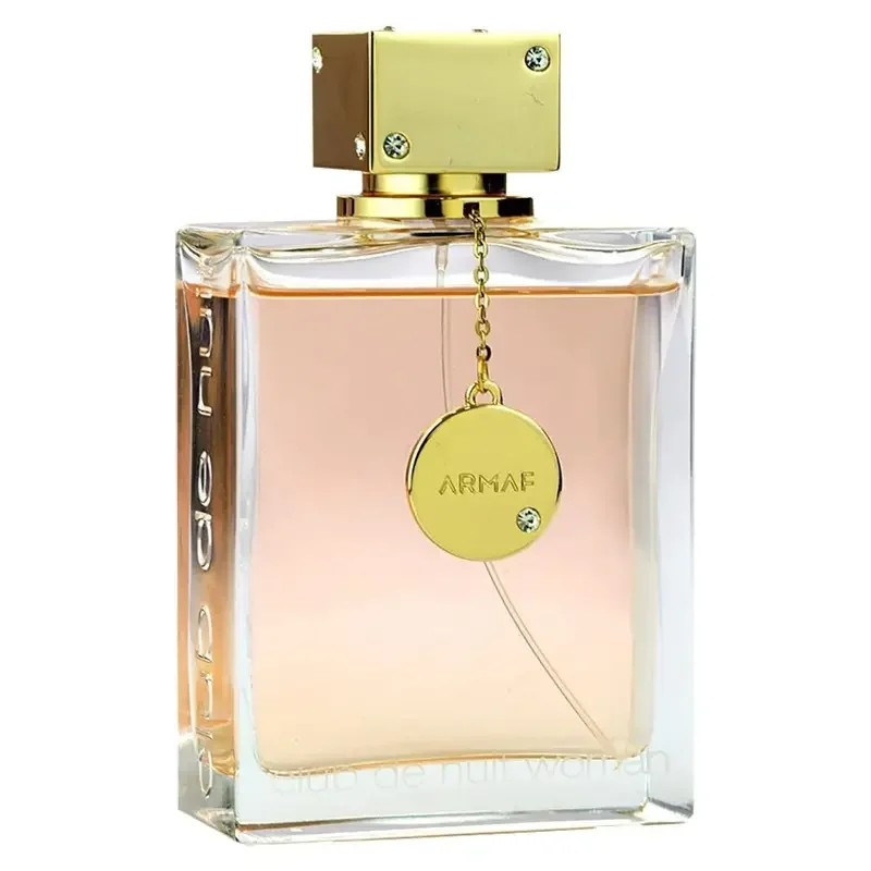 

Armaf Club de Nuit Women's Eau de Parfum - Elegant Clear Bottle with Gold Accents, Delivers a Feminine and Alluring Fragrance