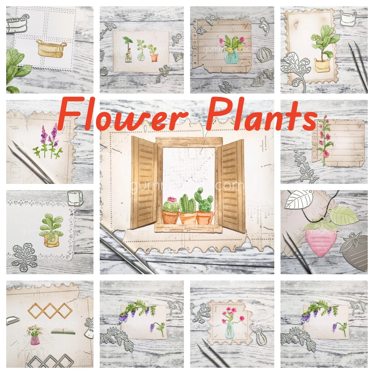 

April 2026 Flower Vase Animal Tag Bakgrund Mini Die Metal Cutting Dies for DIY Making Card Scrapbook Paper Craft Supplies
