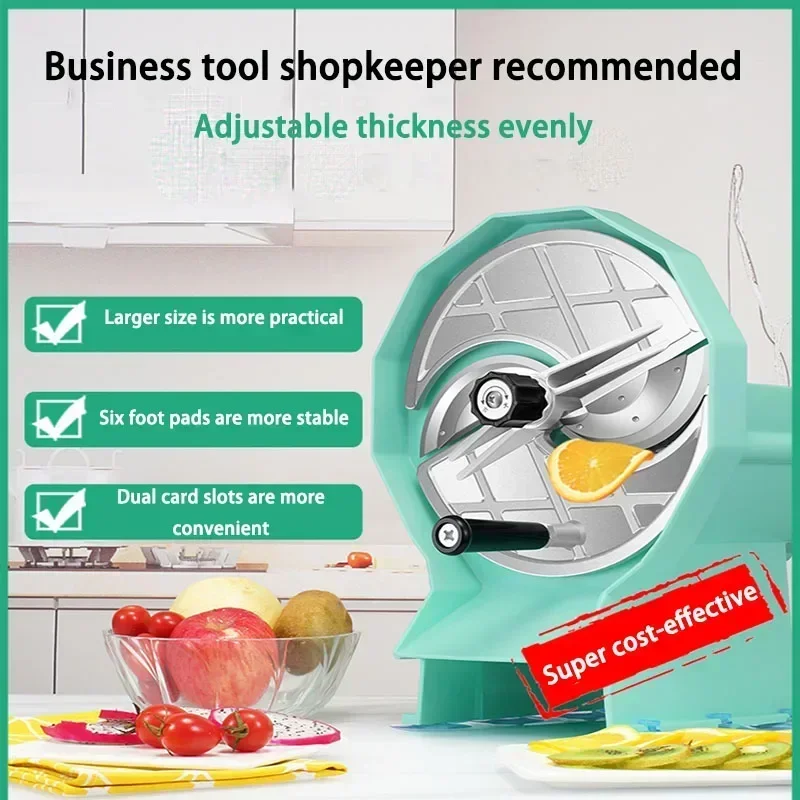Бытовая техника Ломтерезка для лимона Ломтерезка для фруктов Бытовой магазин чая с молоком Ручной ломтик Коммерческие ломтики картофеля Многофункциональный артефакт