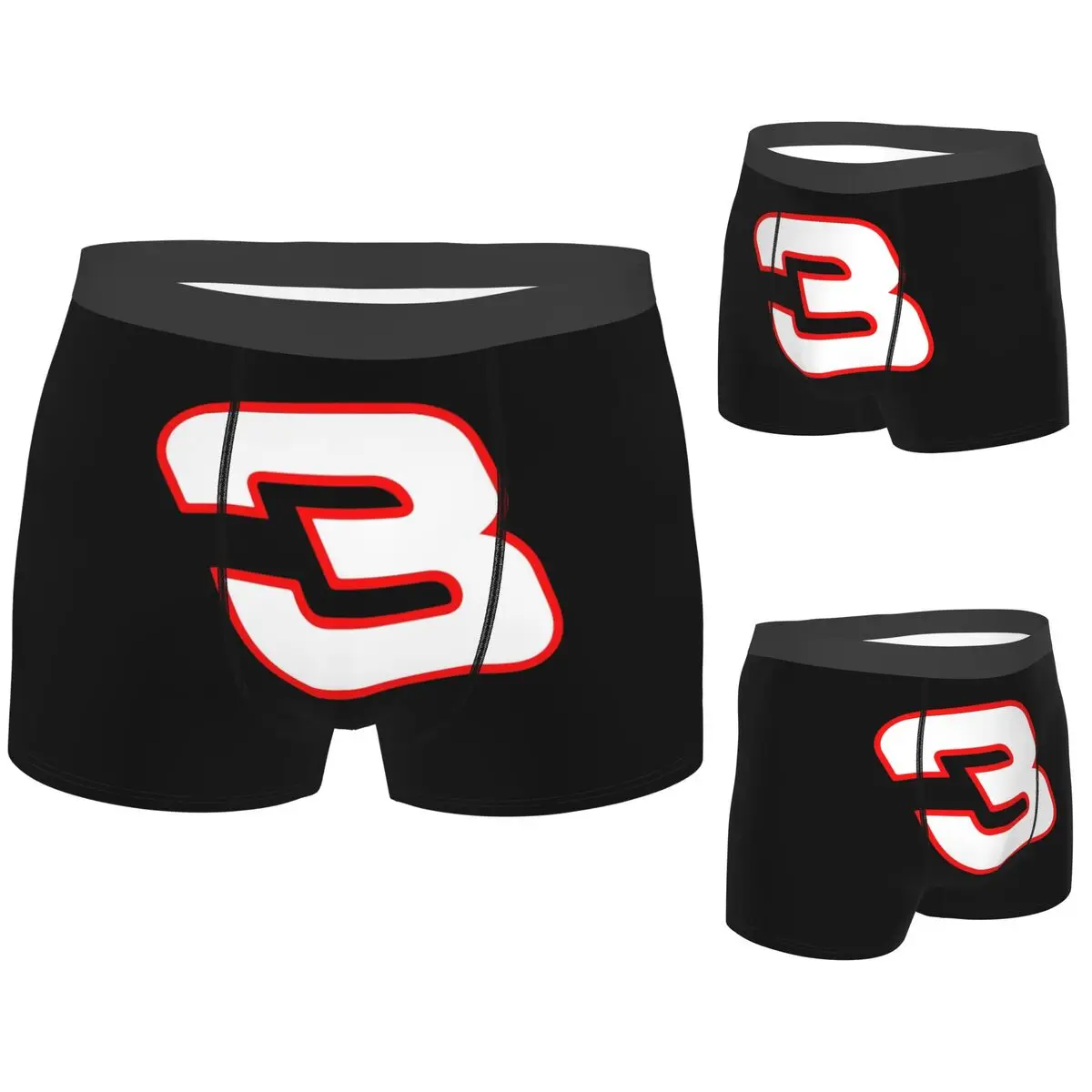 

Трусы-боксеры, шорты Dale Earnhardt 3, мужские дышащие трусы для мужчин, подарки бойфренду