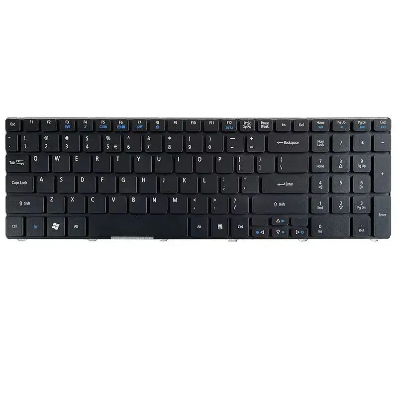 English Laptop Keyboard for ACER Aspire 5742 7735 5253 5333 5340 5349 5360 5733 5733Z 5750Z 5750ZG US Replace Keyboard black