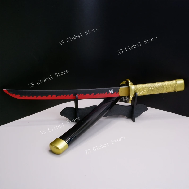 Espadas samurai demon slayer, 42cm/16,53 polegadas, periféricos de anime, adereços de arma curta, nylon, katana, namorado, presentes, ornamentos colecionáveis