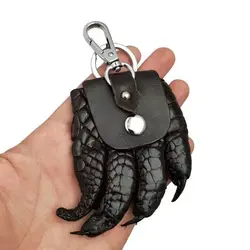 2024 New Claw Crocodile Leather Men's Key Chain Leisure Fashion Genuine Leather Key Ring 45