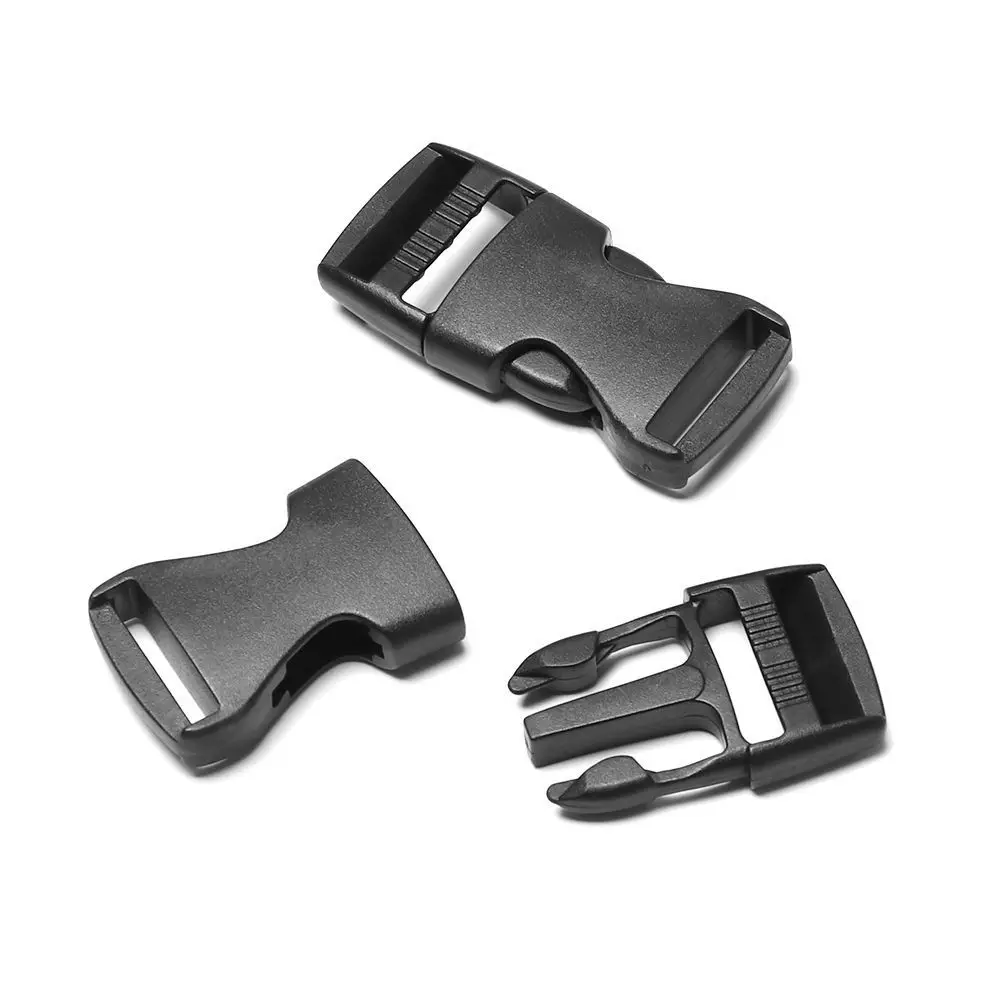 High Quality Plastic Curved Buckle Lock Black Travel Bag Buckles Safety Buckles Outdoor Tool