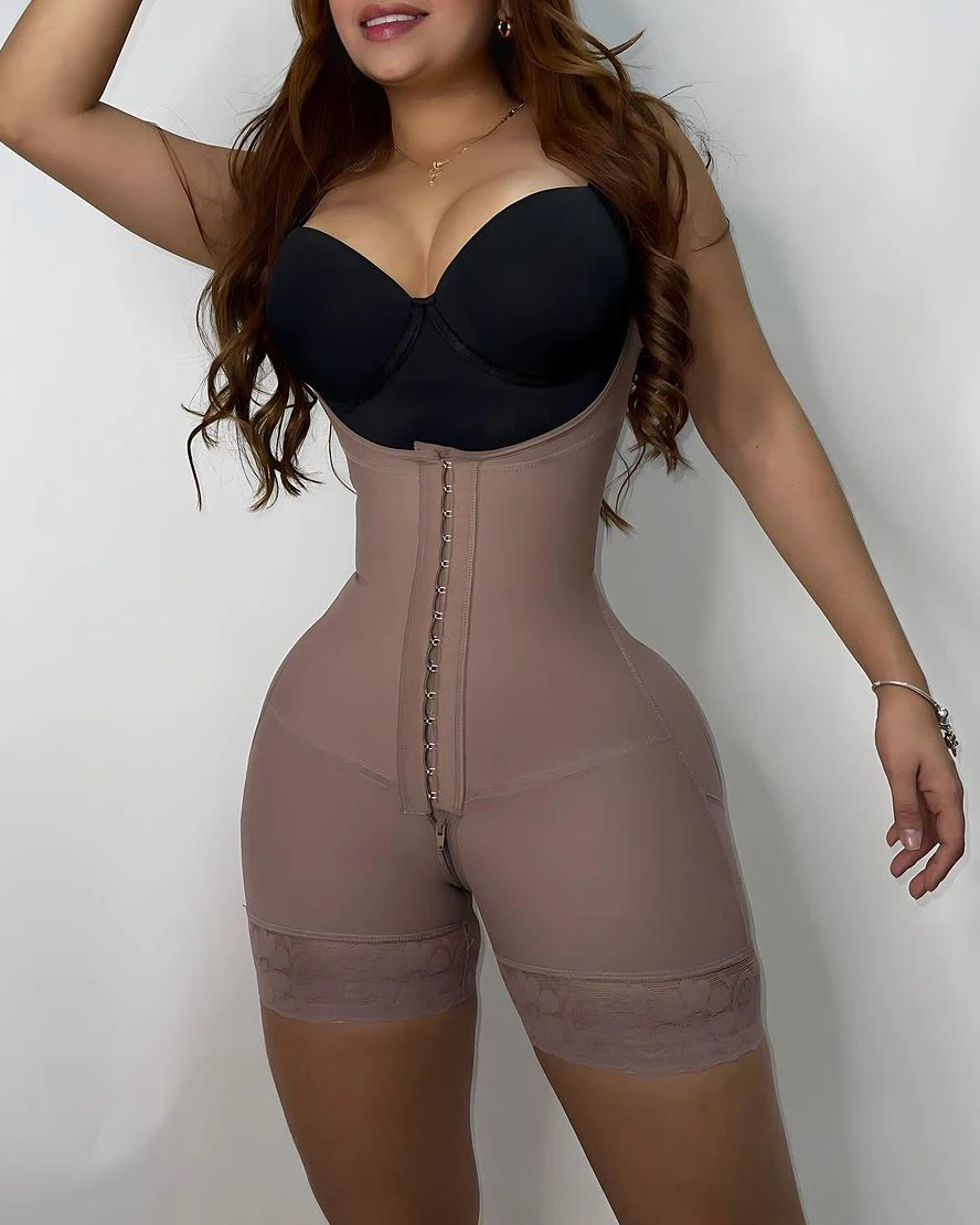 Faja Girdles Colombian Shaper Full Body Shapewear Post Surgery Postpartum Corset High Compression Abdomen Control Women Bodysuit