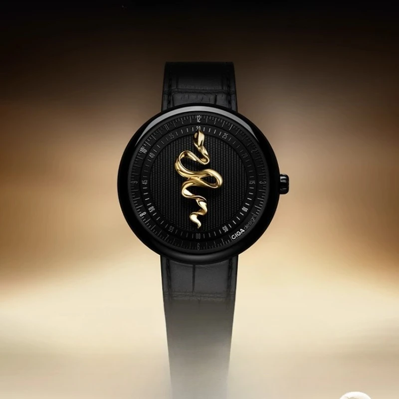 

Jijia Zodiac Art Watch Yosi Year of the Snake Limited Высококачественные деловые часы из 18-каратного золота