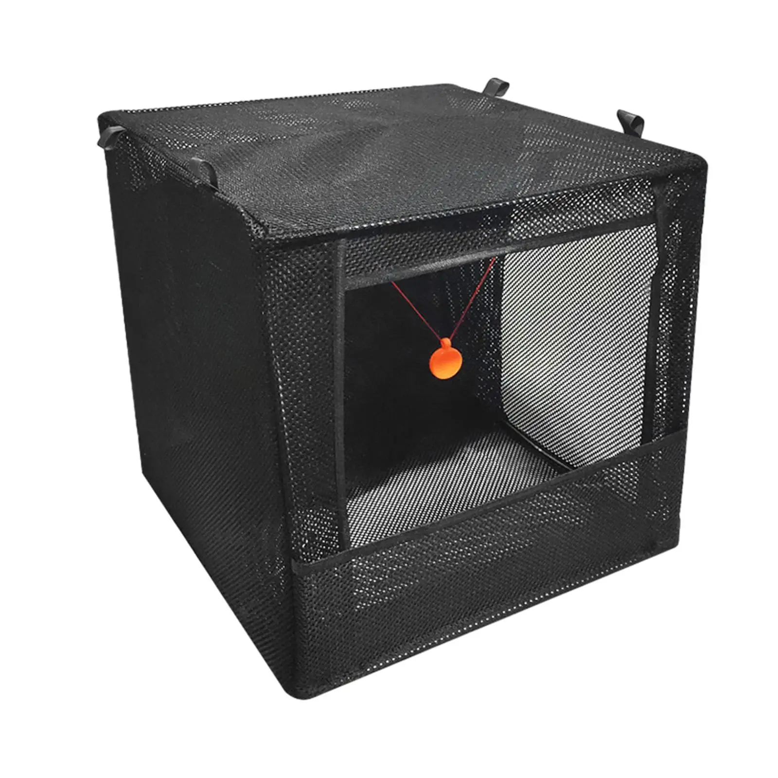 Target Box Slingshot Target Catcher Box for Hunting Training Folding Storage Box Stainless Steel Frame Slingshot Target Box