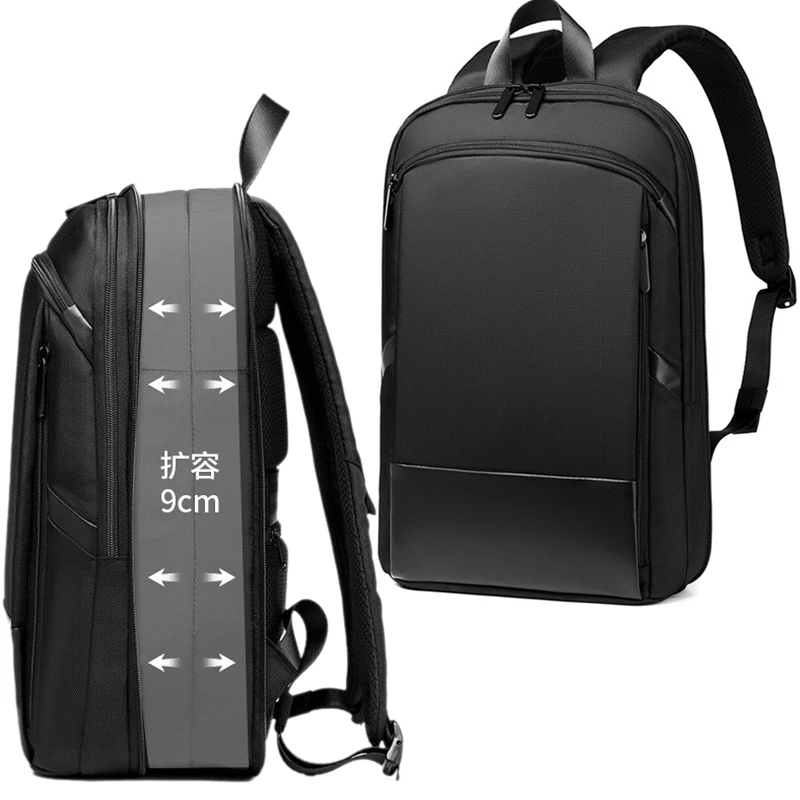 High quality backpack ultra-thin expandable large capacity business multifunctional computer bag waterproof backpack for men