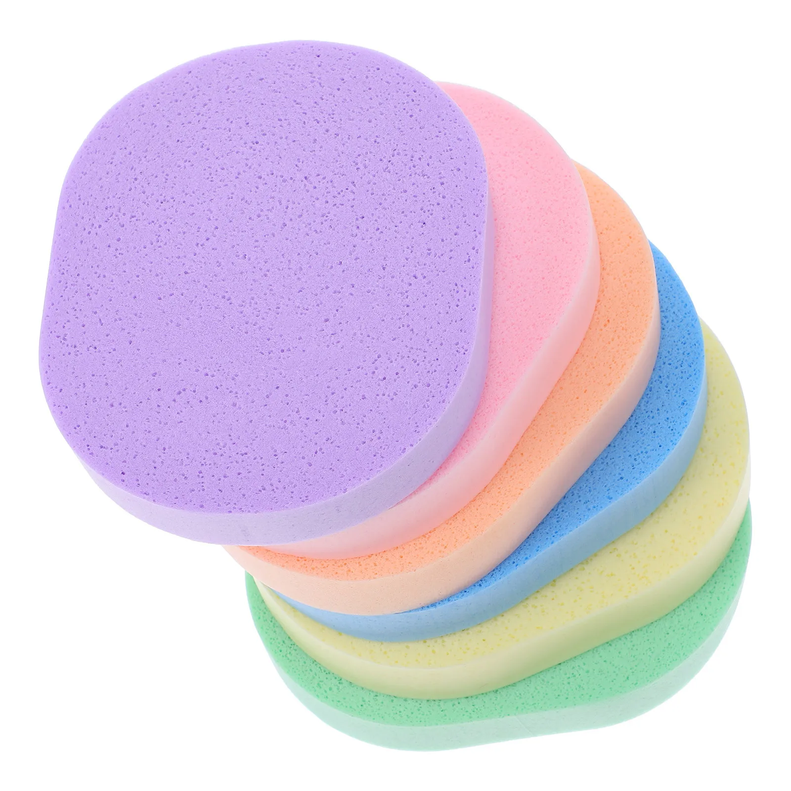

6Pcs Facial Cleansing Sponges Reusable Exfoliating Pads Makeup Remover Face Washing Puff for Pad for Clean Face