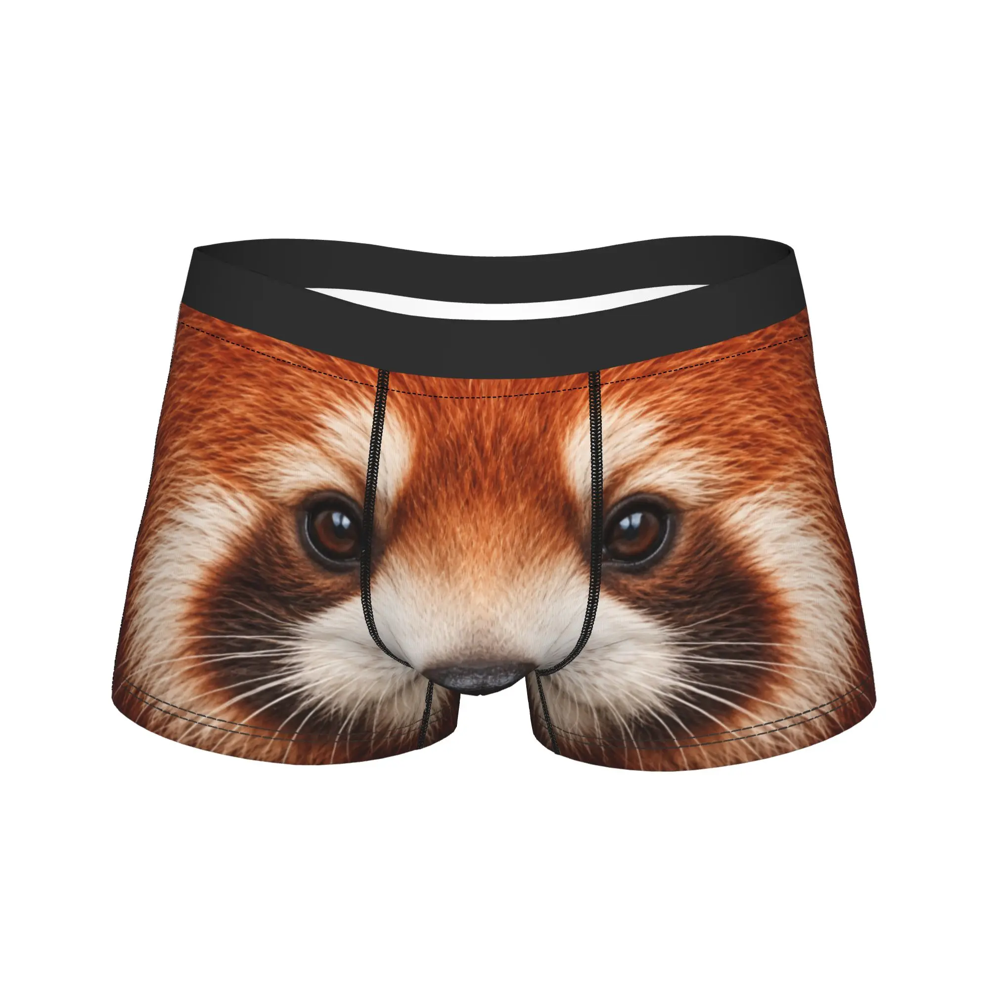 Curious Red Panda Face  Accessories Boxers Briefs Funny Underwear  Boxer Briefs Gag Gifts For Man