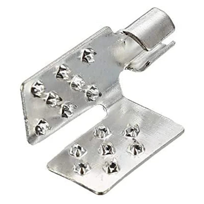 160Pcs Carbon Thermal Film Clamp Connector, Warm Floor Copper Plated Silver Clip Accessories, Floor Heating Film Clamp