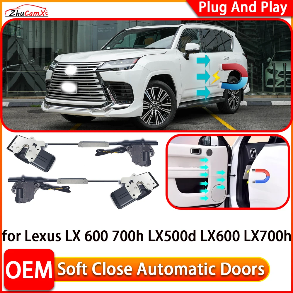 لكزس LX 600 700h LX500d LX600 LX700h التلقائي الكهربائية لينة إغلاق الباب أقرب الطاقة إغلاق الباب الراحة إغلاق نظام
