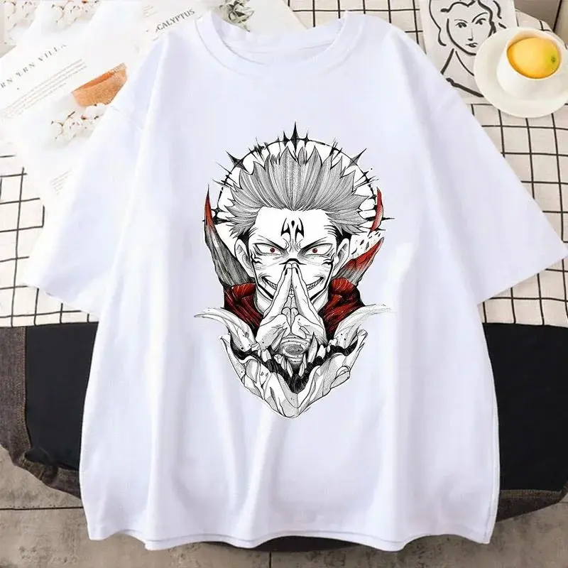 

Men's Anime Jujutsu Kaisen Ryomen Sukuna T-irts Faionable Casual Clothing 00% Other Material Autumn Season Release