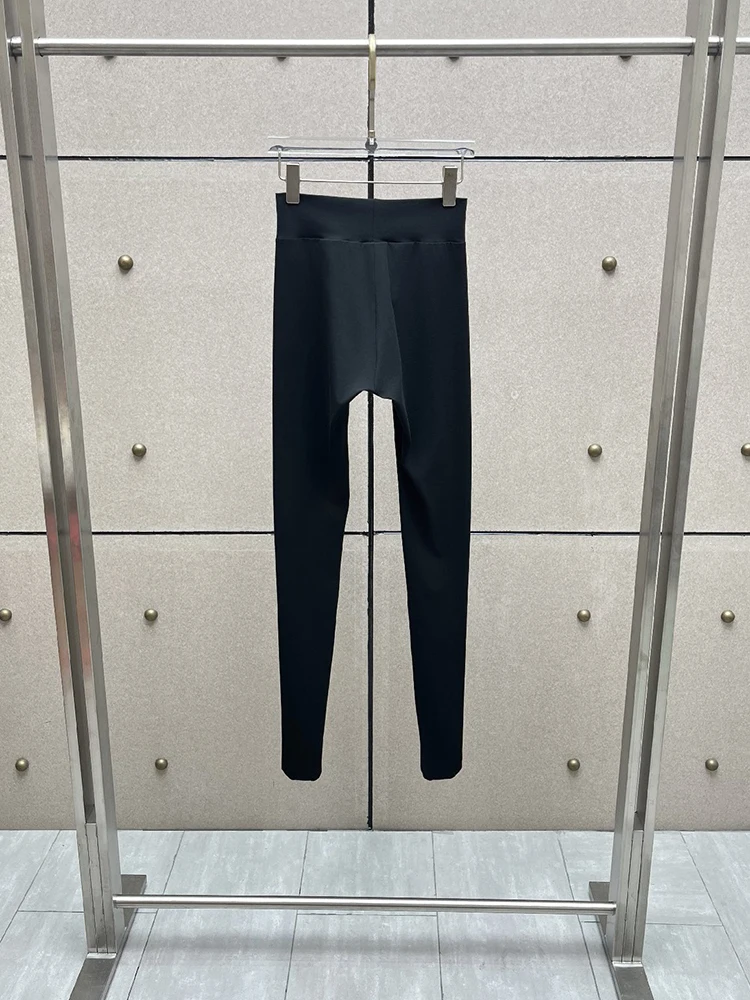 y2k stretch slim Skinny pants, a new style for 2026 autumn/winter, simple and versatile women's long pants