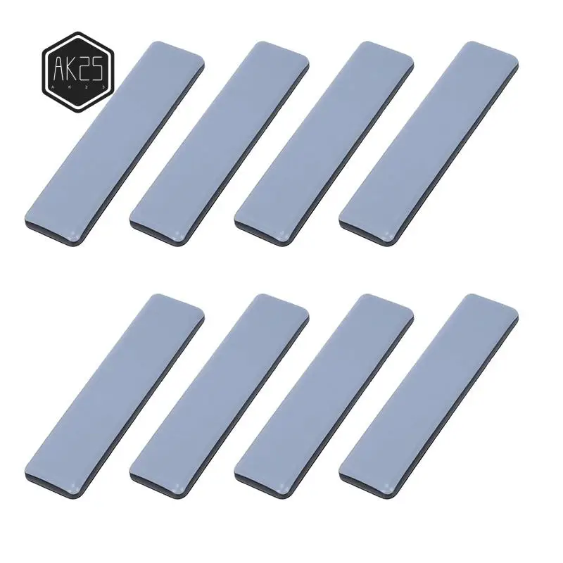 

AK25-8Pc мебельные направляющие прямоугольные мебельные ползунки 25 мм х 100 мм самоклеящиеся мебельные движущиеся ползунки для защиты пола
