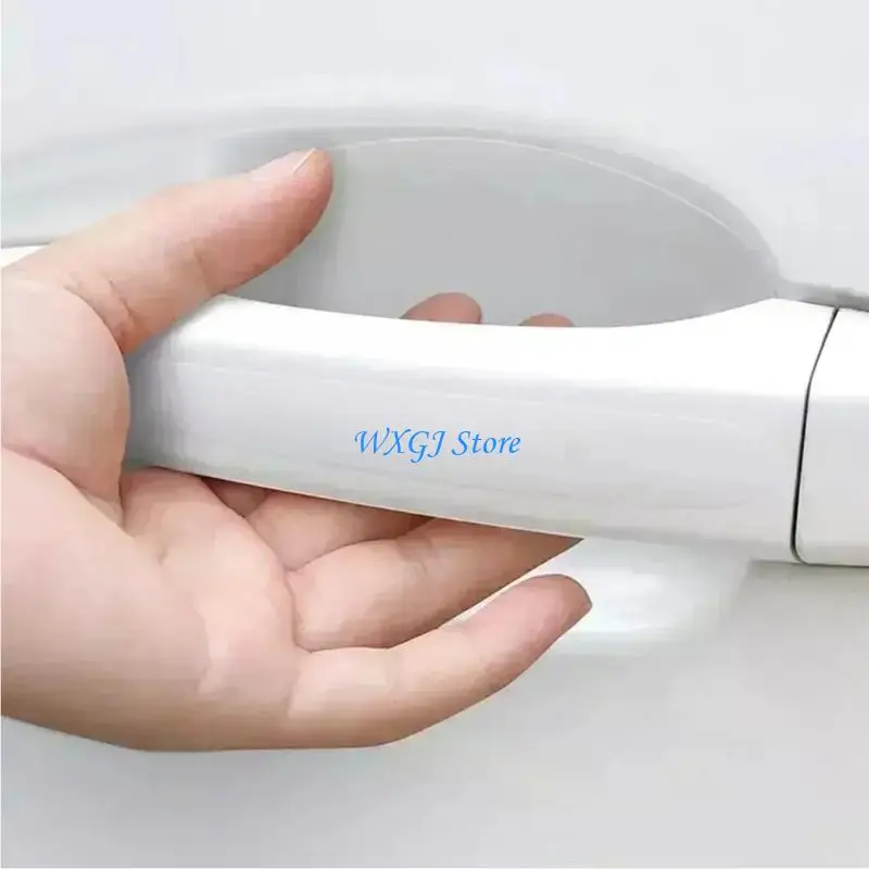 37JE Auto Door Handle Protective Film 8PCS TPU Material Auto Repairing Surfaces Guard Sheets Universal Long Lasting