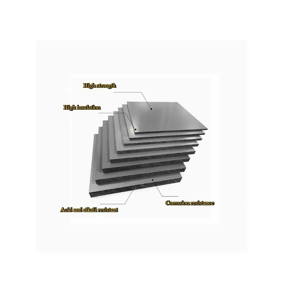 Thick 2/3/4/5/6/8/10-30mm Gray PVC Board Plastic Hard Sheet For Electronic Equipment Etc 100x200/200x200-300x400mm