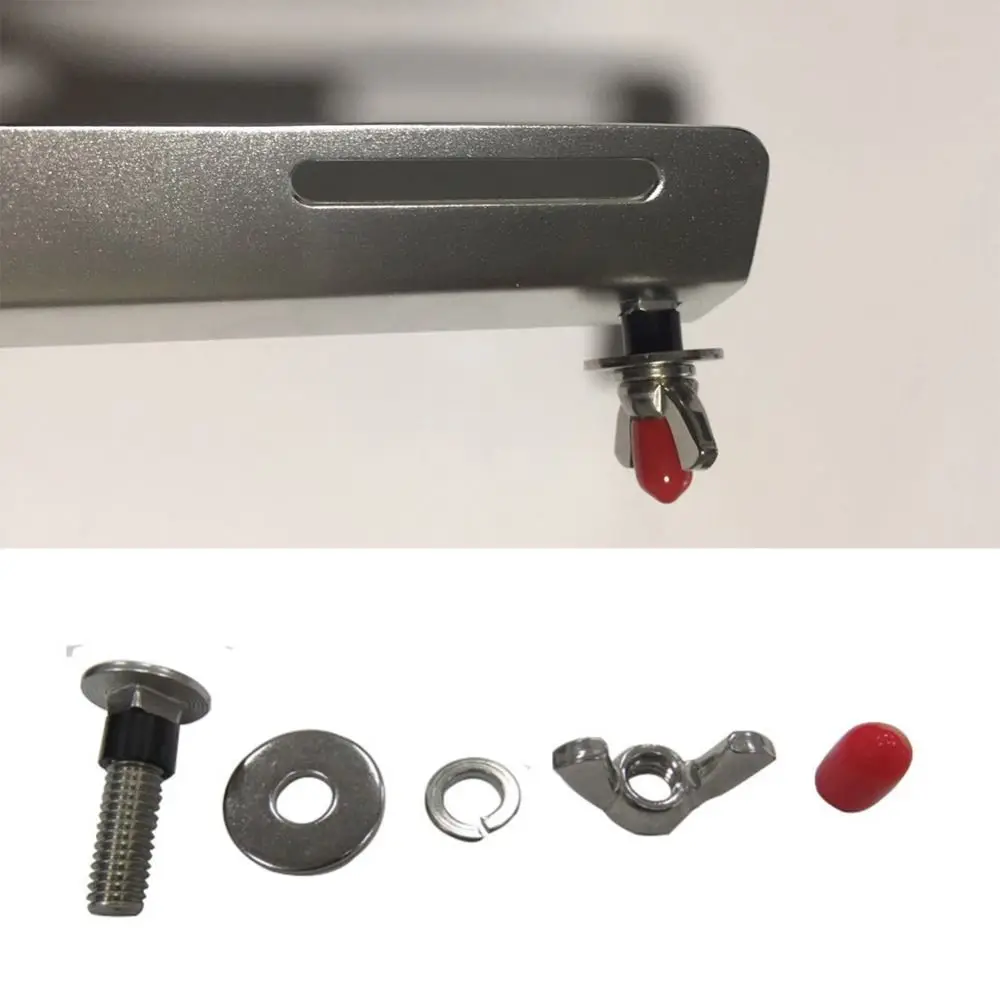 316 Stainless Steel Butterfly Screw Set Hand Tightening With Washer Backplate Hardware Polished With Lock Washer