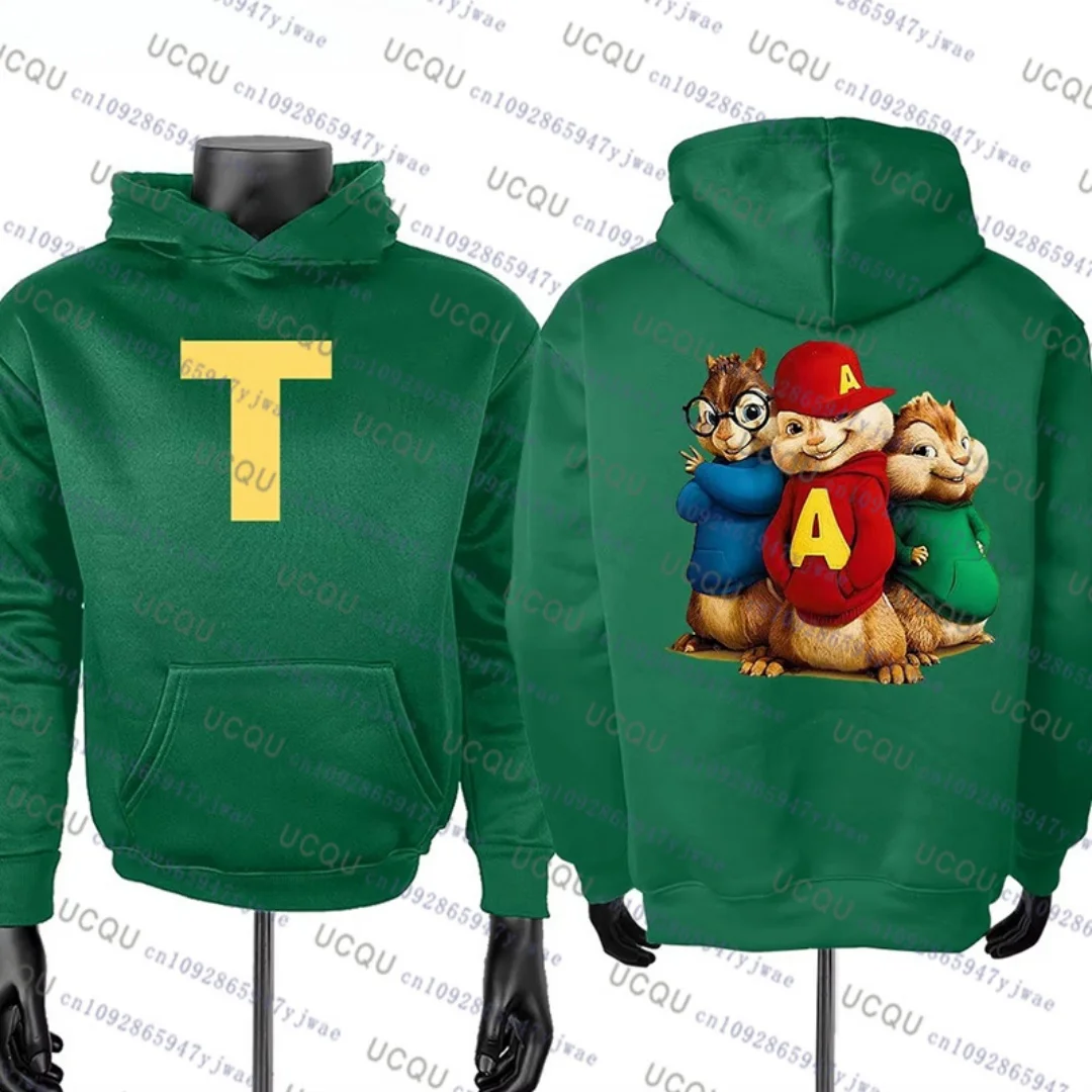 Herbst-Winter-Sweatshirt „Alvin And The Chipmunks The Squeakquel's“ für beste Freunde, Kapuzenpullover, Halloween-Kostüm, Kinderpullover – Detail 14