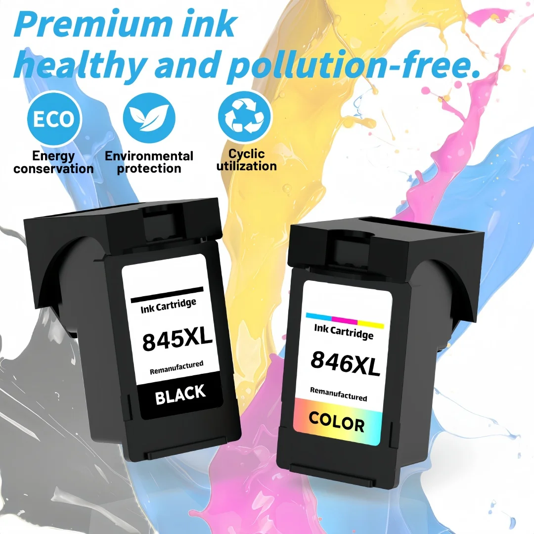 

PG845XL CL846XL Ink Cartridge Replacement For Canon PG845 PG 845 For Canon Pixma MG3080 MG2980 MG2580S MG2580 MG2400 Printer