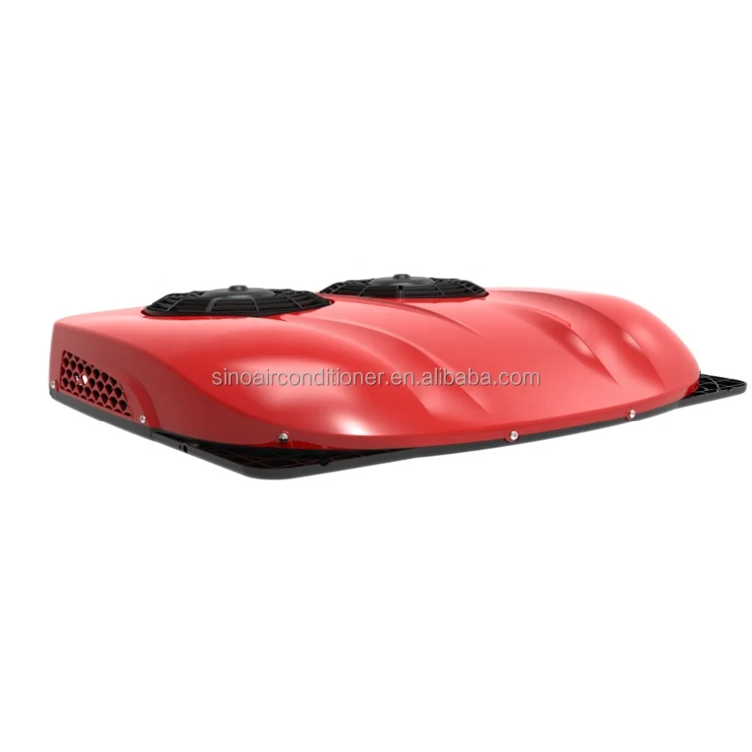 كابينة السيارة 12 فولت 24 فولت شاحنة تكييف كهربائي مكيف هواء على السطح للشاحنة