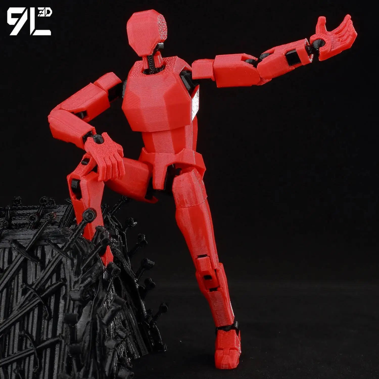 9L3D Printed Dummy13 Lucky13 T13 Action Figur Multi-Jointed Movable Shapeshift Mannequin Character Collectible Anime Figure Toys