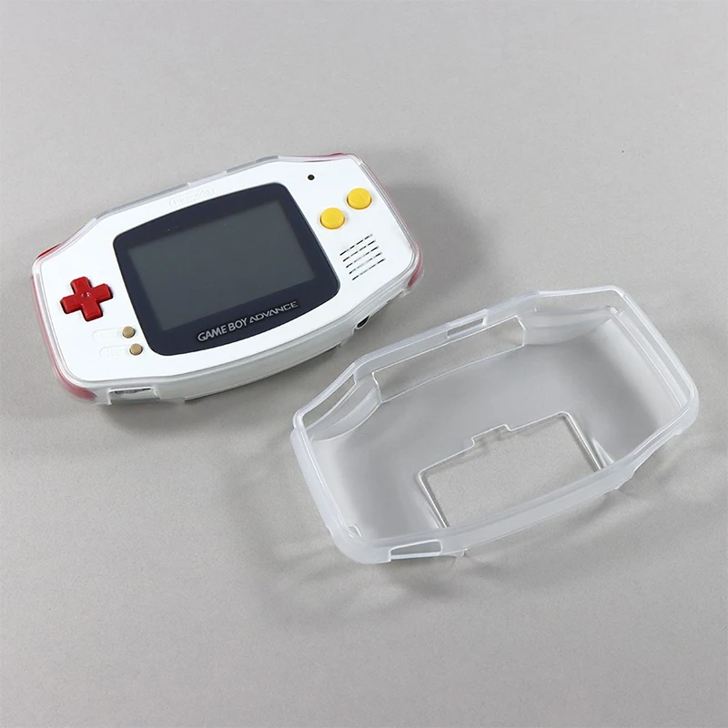 GBA ゲームコンソールに適した TPU 耐摩耗性保護コーブゲームコンソール保護落下防止透明ゴムカバー