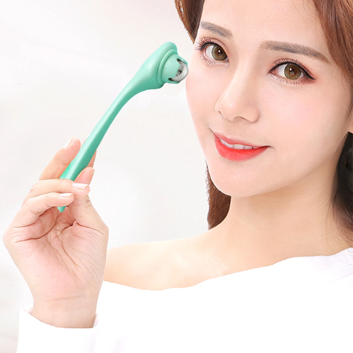 

2Pcs Eye Massage Stick Portable Compact Eye Massager Reduces Wrinkles Improves Micro Tool Massage Stick