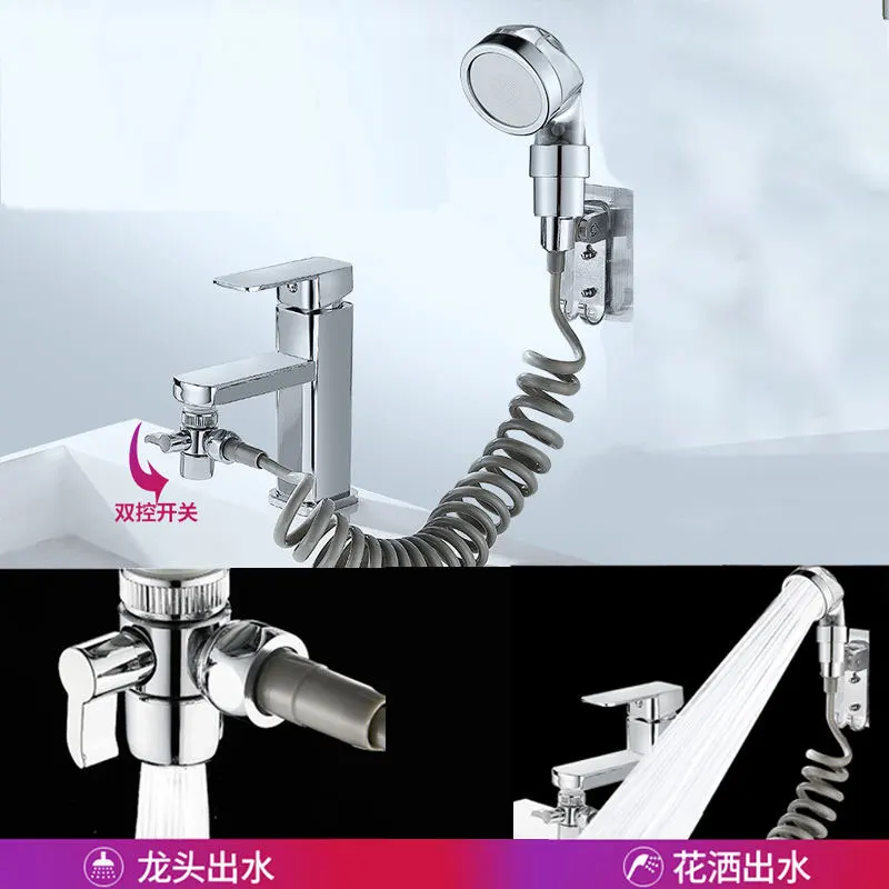 Bad Wasserhahn Dusche Düse Set Stecker Handbrause Shampoo WC Wasserhahn Filter Shampoo Zimmer Küche Waschbecken Wasserhahn