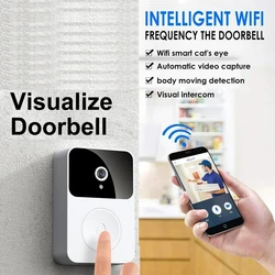 WiFi Smart Video Doorbell X9 2.4G Wireless Video Voice Call Home Anti-theft Night Vision Smart Capture Alarm Door Bell