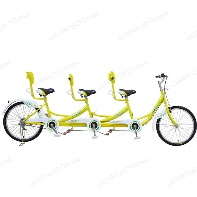 Three Seater Leisure Bicycle Alloy Brake Family Outdoor Travel Cycling Bike