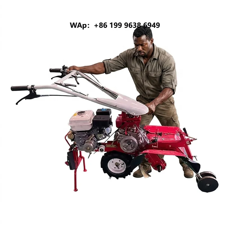 Multi-Purpose Hand Push  Micro Cultivator Ditching Ridging Machine Farm Garden Furrow Making & Soil Hilling Machine