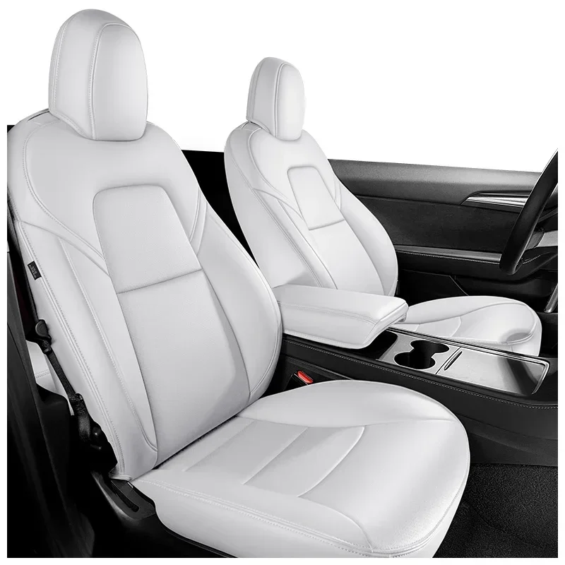 Model Y Nappa Leather All Weather Car Seat Protection Waterproof All Colors Car Seat Cover For Tesla Model Y