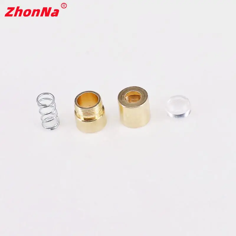 6X9mm 5.6mm Laser Diode Housing CaseShell Spring with Metal 200nm-1100nm  Collimating Lens DIY for LD Module Brass Material 1pcs